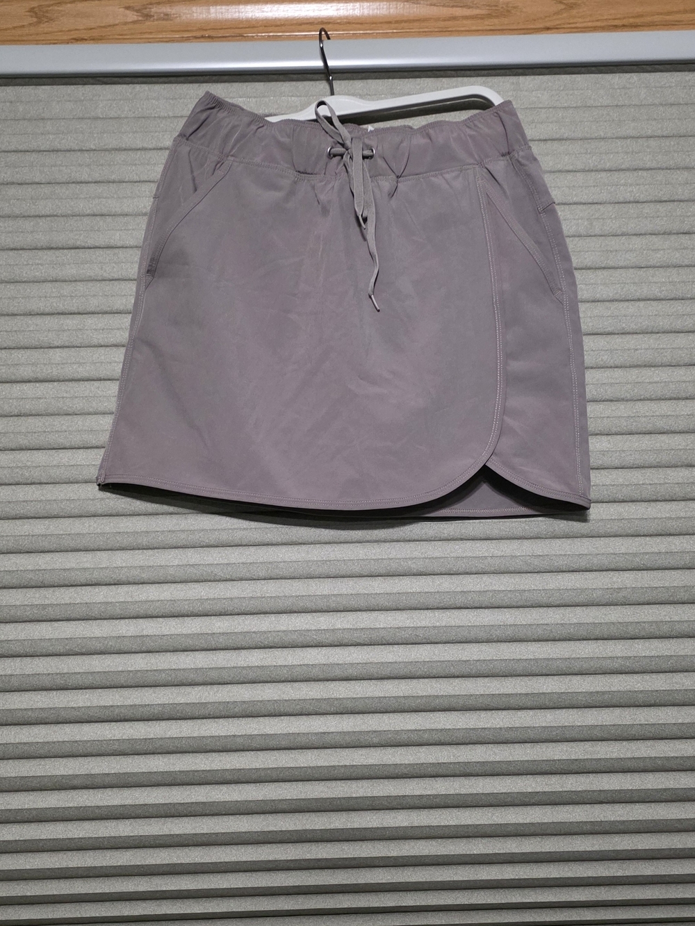 Drawstring Wrap Hem Lavender Women’s Skort